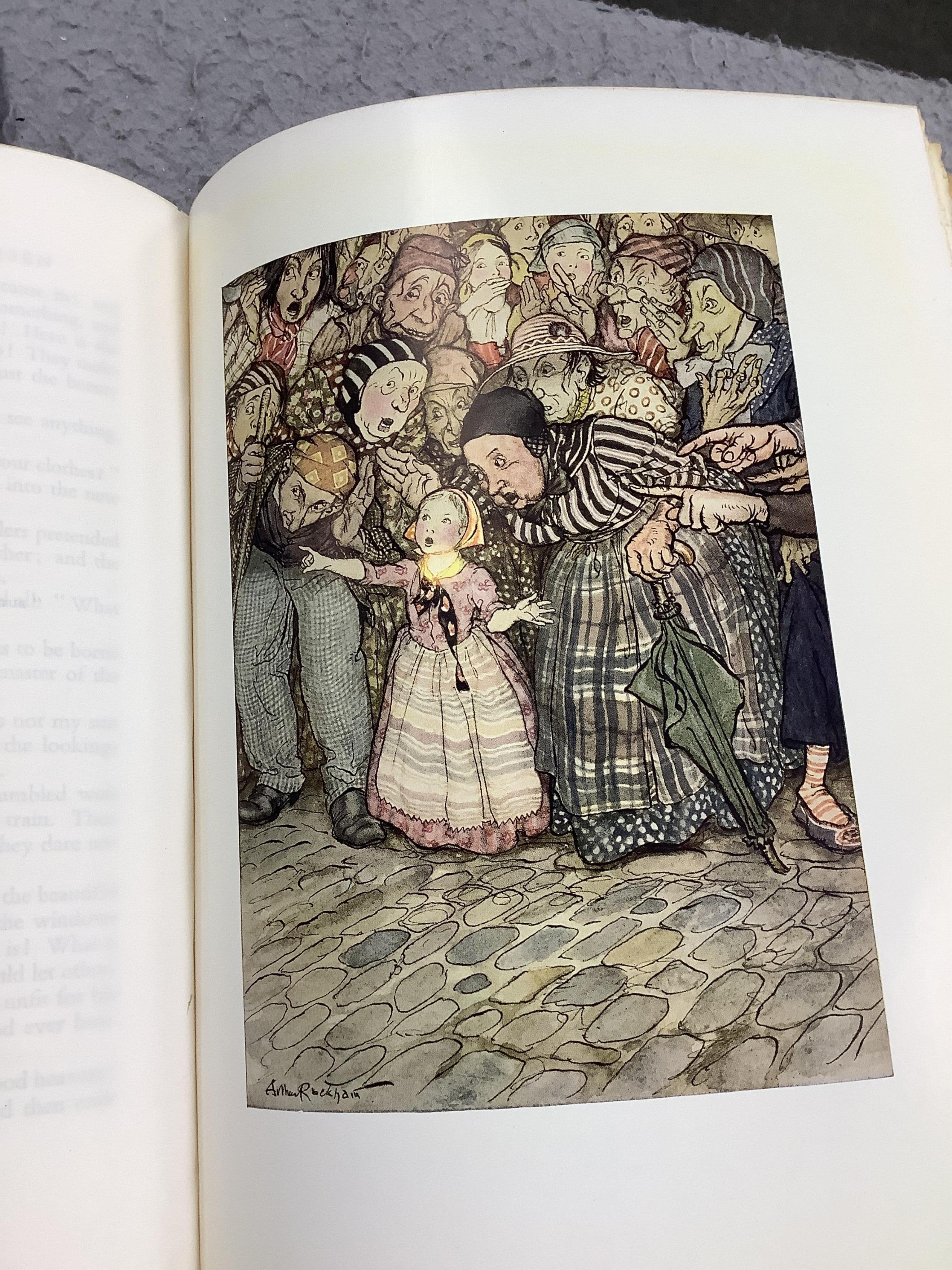 Rackham, Arthur - The Fairy Tales of the Brothers Grimm, one of 525, with 12 tipped-in colour plates, signed, George G. Harrup, London, 1932